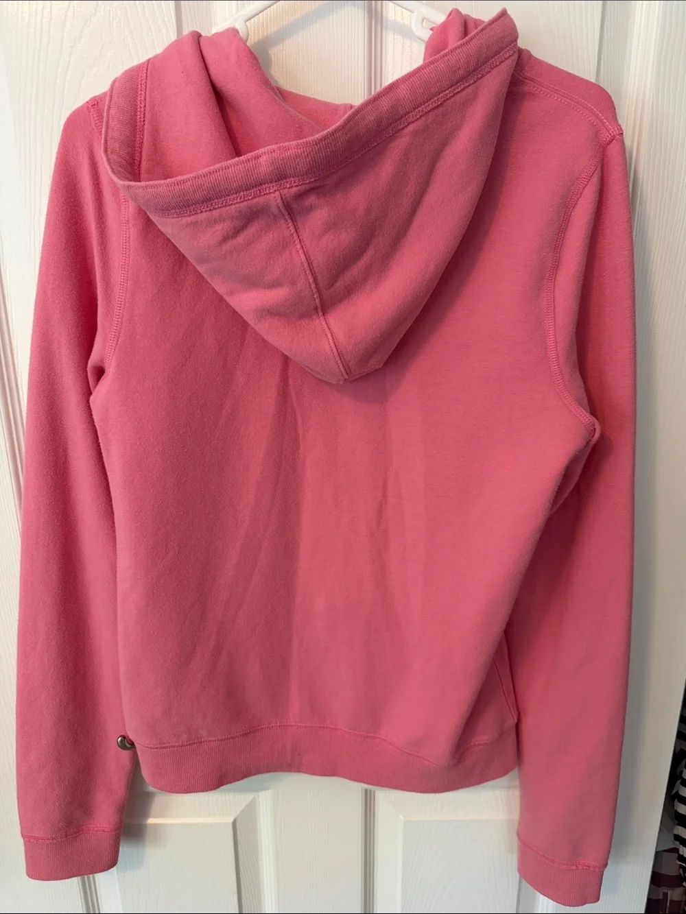 Abercrombie & Fitch Soft Pink Stretch Top with New York ADK mountains junior siz
